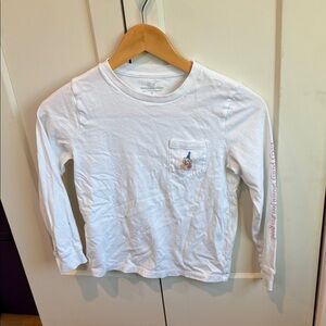 Vineyard Vines Birthday Dog!! White Kids Shirt